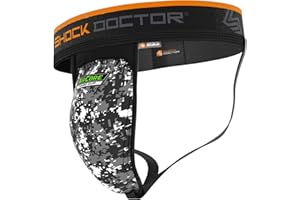 ShockDoctor 233/234 - Support Coquille de protection avec Aircore Hard ou Soft Cup - Concu pour faire du Sports de Combat: Boxe, Karate, Taekwondo, Krav Maga, MMA, Muay Thai…