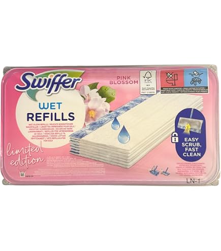 Swiffer Wet Lot De 3 Boîtes De 24 Lingettes Nettoyantes Imprégnées - Nettoyage Puissant Et Pratique