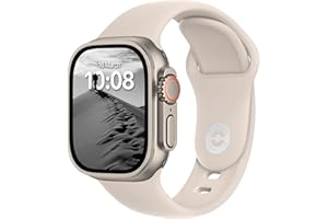 DONEGANI SB Correa Deportiva Compatible para Apple Watch series Ultra 9 8 7 6 5 4 3 2 1 SE 49mm 45mm 44mm 42mm 41mm 40mm 38mm Pulsera Strap color Luz de Las Estrellas