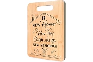 Luvart New Home Housewarming Gifts - House Warming Gifts for New Home, Chopping Board Housewarming Presents Ideas, New House Essentials Cutting Board, Kitchen Presents for Couples Friend Family
