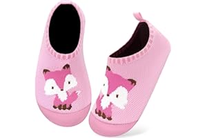 Kyopp Children's Slippers, Boys, Girls, Breathable, Non-Slip Trainers, Soft Barefoot Shoes for First Walking Shoes, Nursery Slippers, Size 20-35