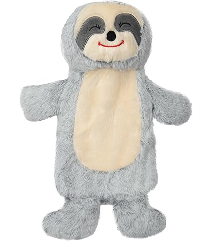 CityComfort Hot Water Bottle With Super Soft Fleece Cover - 3D Plush Hot Water Bottle To Stay Warm Longer - UK Safe Tested - Durable And Very Comfortable