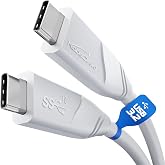 KabelDirekt &ndash; USB-C kablosu &ndash; 2m, 10Gbit/s, 100W | Veri kablosu/şarj kablosu, g&uuml;&ccedil; dağıtımı ile 10Gbit/s ve 100W'a kadar şarj 
