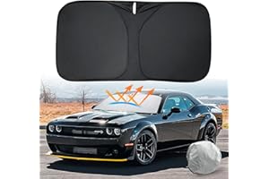 ‎D-LUMINA D-Lumina Auto-Sonnenschutz für die Windschutzscheibe – Faltbarer Auto-Sonnenschutz, UV-Block, Auto-Frontscheibe für die meisten Autos, SUVs, LKWs (mittel – 145 x 80 cm)