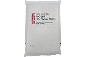 Yutaka Koshi Standard Rice 5kg | Premium Grade Japanese Short Grain | Authentic Japanese Rice for Sushi, Onigiri, Donburi & Everyday Meals