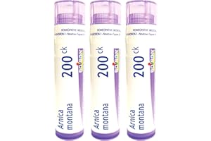 Boiron Arnica Montana 200Ck Homeopathic Medicine for Muscle Pain and Stiffness - Pack of 3 (240 Pellets)