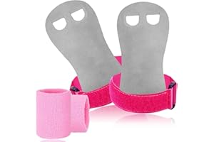 AMRTA Poignées de gymnastique et bracelets de sport pour filles et enfants en tissu éponge pour gymnastique, bar, basket-ball, tennis, baseball, football