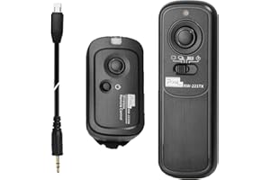 Pixel RW221-S2 Télécommande d'obturation sans Fil Compatible avec Sony a1 a9 a7 a7II a7R a7R-II a7S a6600 a6500 a6400 a6300 a6100 a6000 a5000 RX100III RX100II RX10 RX0 a68 ZV-1 HX99 HX400 HX50V QX1