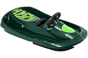 Hamax | Lenkschlitten | SNO | Kältebeständiges Polyethylen | 95 cm | CE-Zertifizierung | Action auf der Rodelbahn