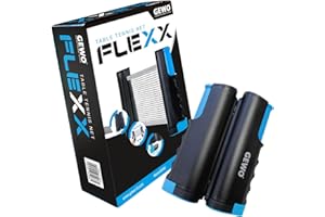 GEWO Filet de Tennis de Table FleXX - pour Toutes Les Tables - Pinces antidérapantes réglables pour Le Filet de Tennis de Table à emporter - Extensible jusqu'à 2 m pour des épaisseurs de Plateau