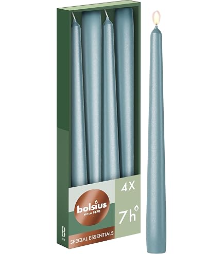 Bolsius - 4 Bougies Pilier - Beige - 15 X 6 Cm - Bougies Décoratives - Longue Durée De Combustion De 42 Heures - Sans Parfum - 5% Cire Naturelle Végétalienne - Sans Huile De Palme