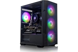 AWD-IT | PC Gamer, Ordinateur de Bureau, PC Gaming - Processeur AMD Ryzen 7 5700X • NVIDIA RTX 4070 Super • RAM DDR4 32 Go • SSD 1 to M.2B • WiFi • ARGB Boîtier MSI M100R • Windows 11