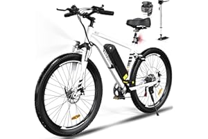 ‎HITWAY HITWAY E Bike Elektrofahrrad E-Mountainbike, 26" E-Fahrrad, Pedelec, 250W Motor 36V12Ah/48V15Ah abnehmbaren akku, 7 Gänge ebike, Reichweite bis zu 35-90km