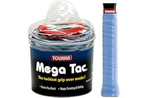 Tourna Mega TAC - Sobreagarre Extra pegajoso, Paquete de 30