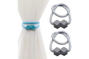 JYJLLM 2 flower shaped curtain ropes with magnetic buckles curtain tie curtain tie backs tie backs for tie backs for curtains curtain curtain holdbacks magnetic tie backs for magnetic tie backs (gray)