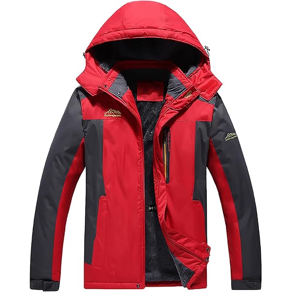 Générique Blouson Homme Imperméable Capuche Zippée Veste