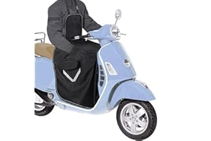 smartpeas Coprigambe Scooter Universale - Copertura Prottetiva per Moto - Parabrezza per Tutti Gli Scooter - Misura Universale - Certificato TUV