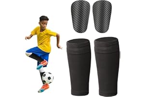 BFSYRR Mini Shin Pads, Shin Pad Socks, Small Football Shin Pads, Lightweight Shin Pads for Teenagers Kids Boys Girls, Shin Guards for Football Training Protector