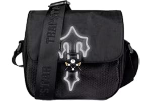 WINRIC Trapstar Bag Trapstar Bag Fashion Shoulder Bag Border Oxford Fabric Hip Hop Fashion Shoulder Bag, black, Contemporary