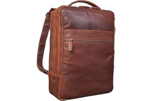 STILORD 'Jason' Plecak na Laptopa Du¿y Skórzany XL Torba Biznesowa Vintage dla Laptopa 17 Cala Plecak Roboczy Plecak Na Co Dzieñ Prawdziwa Skóra