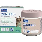 Zenifel Virbac Gel Pheromone Diffuser for Cats - Anti-Stress 2 Months | Pheromone and catnip diffuser relaxes cat without ele