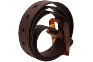 MEISHINE® - Cintura da 115 x 3,5 cm unisex, in silicone, per uomo e donna