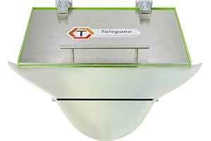 Tolegano Mittelwandpresse luftgekühlt mit Zellmaß 5,4 mm - Mittelwand individuell zuschneidbar. Mittelwandgiessform Gussform Mittelwaende Imkerei Mittelwände selber giessen Imkereizubehör Wabenpresse