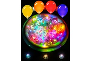 FRIEDWOHL 70 Stück LED Ballons Lichter, Mini Bunt Led Ballonlichter, Mini LED Licht Leuchtkugeln, Bunte Blinkende Party Licht für Papierlaterne, Geburtstagsfeier, Hochzeit, Halloween, Weihnachts dekoration
