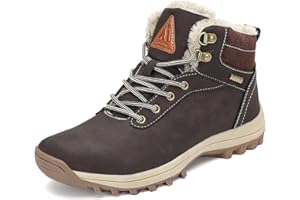 Mishansha Winterschuhe Warme Gefütterte Herren Damen Winterstiefel Wasserdicht Trekkingschuhe Wanderschuhe Gr.36-48