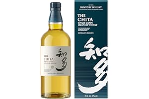 Suntory Whisky The Chita | Single Grain Japanischer Whisky | mit Geschenkverpackung | einzigartig, ausbalancierter Geschmack | 43% Vol | 700ml Einzelflasche