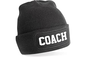 TeeDesign Berretto Coach. Idea Regalo Compleanno per Uomo Donna Sport Calcio e Mister - Cappello Coach