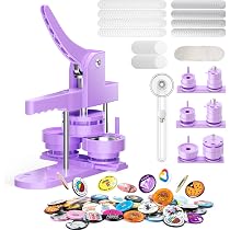 Machine à Badges 55mm DIY - Kit Fabrication 48 Pièces | Cadeaux, Fêtes, Créativité