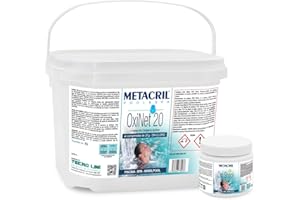 METACRIL Oxi Net 20 3 Kg- Oxygène Active en pastilles de 20 GR + Traitement Shock Oxi Shock 750gr