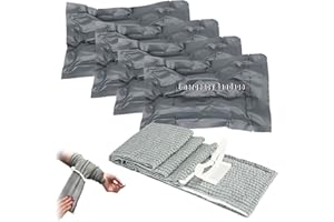 4 Pièces Pansement Israelien, 6 Pouces Israeli Emergency Bandage, Coussin Hemostatique Urgence, Emballage sous Vide, pour Extérieur, Intérieur, Randonnée