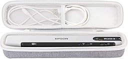 co2CREA Duro Viajar Caja Estuche Funda para Epson Workforce B11B252401PP ES-50,ES-60W,DS-70,DS-80(Funda Solo)