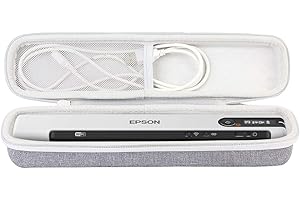 co2CREA Dur Étui de Voyage Rigide Housse Cas pour epson Workforce ES-50,ES-60W /DS-70,DS-80S - Scanners(boîte Seule,Case Only)