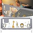 1.5M/1.8M/2M Bed Guard Bed Rails for Toddler Baby Bed Side Safety Rails for Children Kids, Multiple Sizes Guard Rails for Cot Bed Single Bed Double Bed King Bed,Adjustable Height Travel Bed Guard