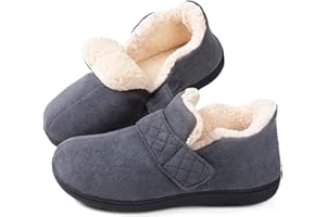 Zizor Women's Adjustable Strap Closed Back Slipper with Memory Foam