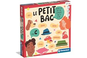 Clementoni | Le Petit Bac | 7 Ans + | Le Jeu des Mots | Jeux de Société | Culture Générale | Fabriqué en Italie | 2 à 6 Joueurs | Cadeau Enfant
