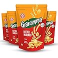 Granamma Crunchy Butter Murukku| Pack of 4, 480g| Traditional South Indian Snacks| Ready-To-Eat Snack| No Palm Oil Used | No Maida | No Added Preservative (120g x 4)