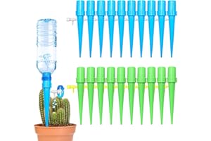 Atuoxing 20 Kit Arrosage Goutte à Goutte, Arrosage Automatique Plante Interieur Extérieur Réglable, Irrigation Goutte à Goutte Bouteille D'arrosage en Pot, pour Jardin Maison Intérieur Extérieur