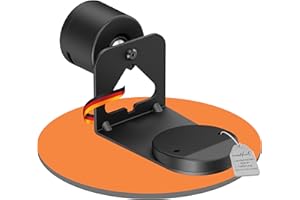 PureMounts supporto per diffusori per Sonos Era 100 & 300, supporto a parete per diffusori con gestione dei cavi, orientabile +/-30°, inclinabile 0/-30°, capacità di carico 5 kg, nero