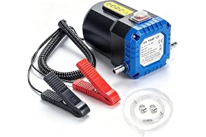 Oljesugpump, 12 V 60 W elektrisk oljepump, dieselpump, påfyllningspump