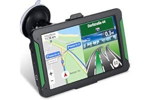 Navigationsgerät für Auto, TOUTBIEN GPS Navi 7 Zoll Navigation für PKW LKW mit POI Blitzerwarnung Sprachführung Fahrspurassistent 52 Europa UK Neueste Karte Lebenslang Kostenloses Kartenupdate