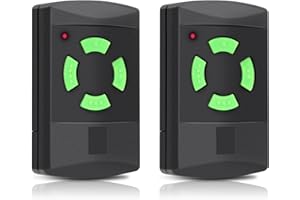 PUISENO 2 Stück Ersatz für Hörmann Handsender hsm4 437230, Fernbedienung Selbstlernende Codierung 26,975 MHz 4 Kanäle für Garagentor, Einfahrtstor, Haustür usw