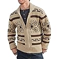 Hoodie Unisex Big Lebowski Sweater For Men Zip Up Knitted Sweater For Halloween Cosplay Costume Shawl Cardigan Tops,Khaki,3XL