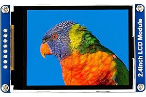 Waveshare 2.4inch LCD TFT Display Module Support 65K RGB Colors, 240×320 Resolution,with SPI Interface,Embedded ILI9341 Driver,Using SPI Bus