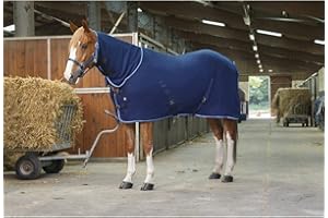 EKKIA Riding World Polar Combo Neck Stable Under-Rug Yard Travel Pony Horse Fleece