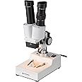 Microscope led à lumière incidente 5x 20x bresser biorit icd cs