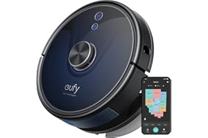 eufy RoboVac L35 Hybrid Robot Vacuum Cleaner with Mop, 3,200Pa Ultra Strong Suction, iPath Laser Navigation, Multi Floor Mapping, Controllable Water Tank, Advanced App Control
